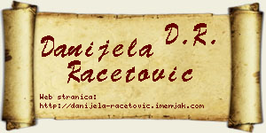 Danijela Račetović vizit kartica